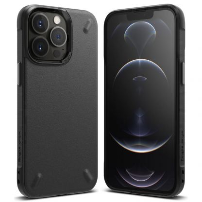 Ringke Onyx Case - силиконов (TPU) калъф за iPhone 13 Pro (черен) 2