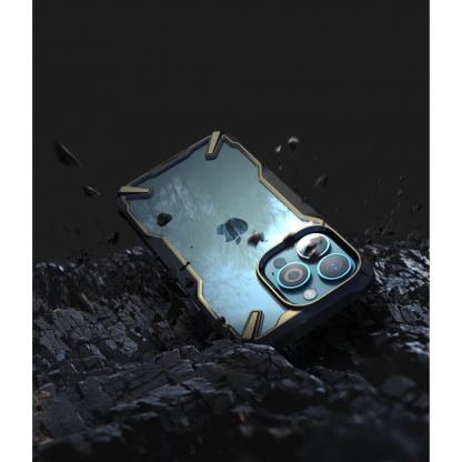 Ringke Fusion X Case - хибриден удароустойчив кейс за iPhone 13 Pro (черен) 6