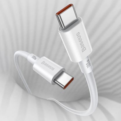 Baseus Superior USB-C to USB-C Cable PD 2.0 100W (CATYS-B01) - здрав кабел за бързо зареждане за устройства с USB-C порт (100 см) (черен) 12