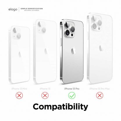Elago Soft Silicone Case - силиконов (TPU) калъф за iPhone 13 Pro (лилав) 6