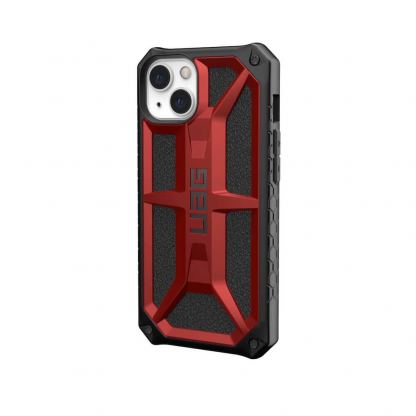 Urban Armor Gear Monarch Case - удароустойчив хибриден кейс за iPhone 13 (червен) 2