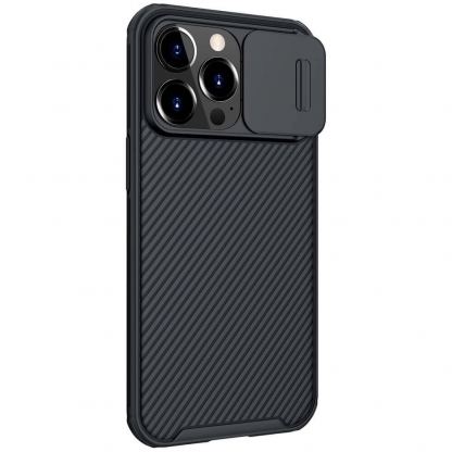 Nillkin CamShield Pro Case - хибриден удароустойчив кейс за iPhone 13 Pro Max (черен) 4