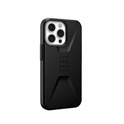 Urban Armor Gear Civilian - удароустойчив хибриден кейс за iPhone 13 Pro (черен) 3