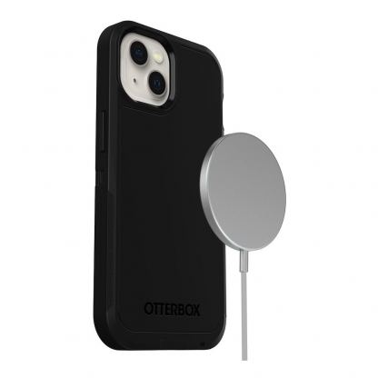 Otterbox Defender XT Case - хибриден удароустойчив кейс с вграден магнитен конектор (MagSafe) за iPhone 13 (черен) 2