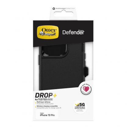 Otterbox Defender Case - изключителна защита за iPhone 13 Pro (черен) 8