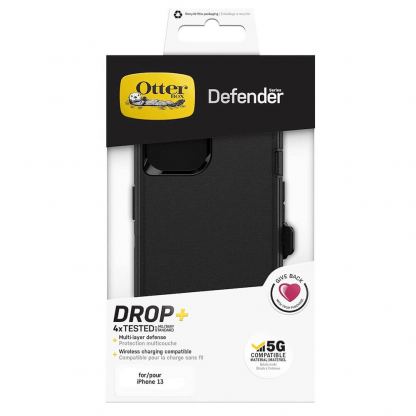 Otterbox Defender Case - изключителна защита за iPhone 13 (черен) 8