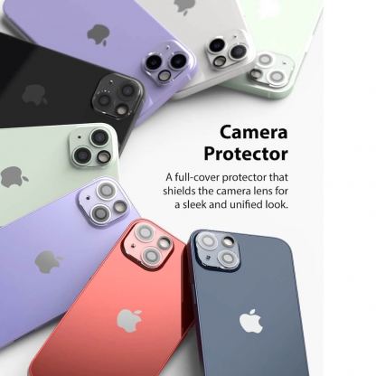 Ringke Camera Lens Glass - комплект 2 броя предпазни стъклени протектора за камерата на iPhone 13 Pro, iPhone 13 Pro Max (прозрачен) 3