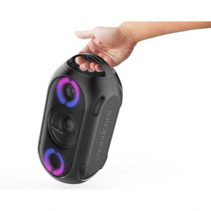 Anker SoundCore Rave Mini Bluetooth Speaker 80W - безжичен водоустойчив спийкър със светлинни ефекти (черен)  10