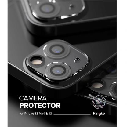 Ringke Camera Lens Glass - комплект 2 броя предпазни стъклени протектора за камерата на iPhone 13, iPhone 13 mini (прозрачен) 2