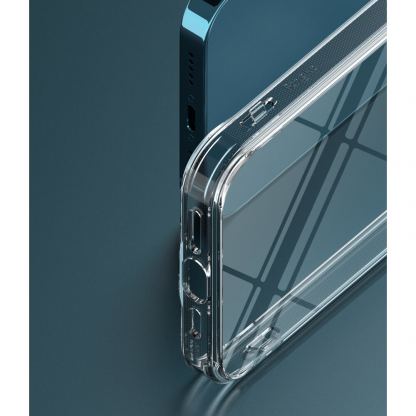 Ringke Fusion Crystal Case - хибриден удароустойчив кейс за iPhone 13 Pro (черен-прозрачен) 5