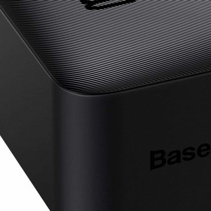Baseus Bipow Digital Display Power Bank 15W 30000mAh (PPDML-К01) - външна батерия с два USB-A и един USB-C изходи и технология за бързо зареждане (черен) 6