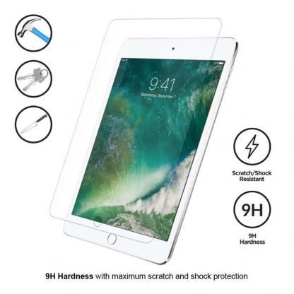 Wozinsky Tempered Glass 9H Screen Protector - калено стъклено защитно покритие за дисплея на iPad 9 (2021), iPad 8 (2020), iPad 7 (2019) (прозрачен) 2