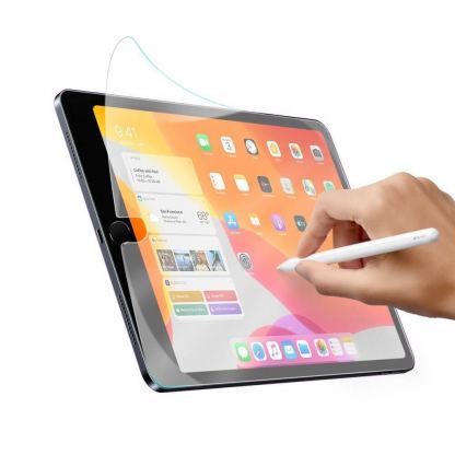 Baseus PaperLike Screen Protector (SGAPIPD-FZK02) - качествено защитно покритие (подходящо за рисуване) за дисплея на iPad 9 (2021), iPad 8 (2020), iPad 7 (2019) (прозрачен)  2