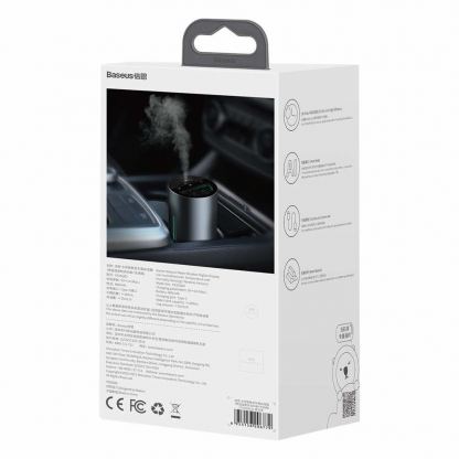 Baseus Humidifier Air Purifier Digital Display with Temperature and Humidity (CRJSQ02-01) - овлажнител за въздух с дисплей, термометър и хигрометър (черен) 9