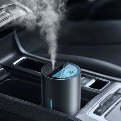 Baseus Humidifier Air Purifier Digital Display with Temperature and Humidity (CRJSQ02-01) - овлажнител за въздух с дисплей, термометър и хигрометър (черен) 10