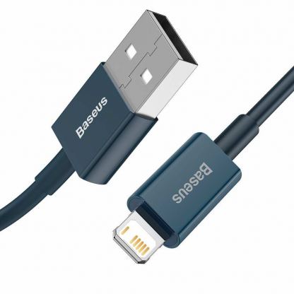 Baseus Superior Lightning USB Cable (CALYS-A03) - USB кабел за Apple устройства с Lightning порт (100 см) (син) 3