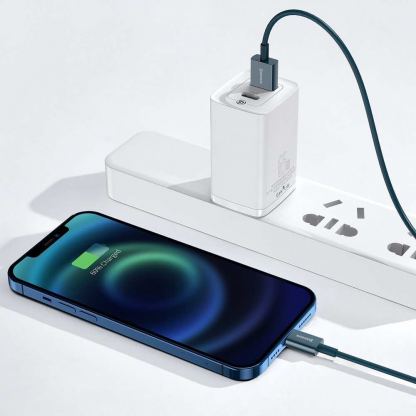 Baseus Superior Lightning USB Cable (CALYS-A03) - USB кабел за Apple устройства с Lightning порт (100 см) (син) 6