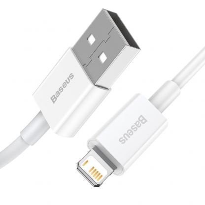 Baseus Superior Lightning USB Cable (CALYS-02) - USB кабел за Apple устройства с Lightning порт (25 см) (бял) 2