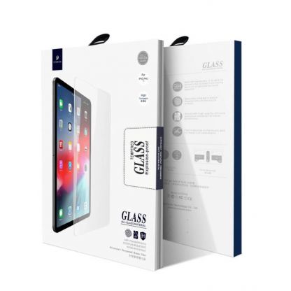 DUX DUCIS Full Coveraged Tempered Glass Protector - калено стъклено защитно покритие за дисплея на AppleiPad Pro 12.9 M1 (2021), iPad Pro 12.9 (2020), iPad Pro 12.9 (2018) (прозрачен) 8