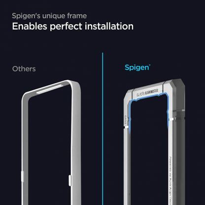 Spigen Glass.Tr Align Master Tempered Glass - калено стъклено защитно покритие за дисплей на Samsung Galaxy A52, Galaxy A52s (прозрачен) (2 броя) 2