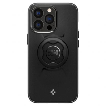 Spigen GearLock Bike Mount Case - хибриден удароустойчив кейс с вграден GearLock механизъм за iPhone 13 Pro (black) 2
