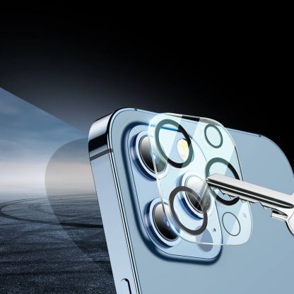 Bestsuit D30 Buffer 6 in 1 Set - комплект удароустойчив кейс, хибридно стъклено защитно покритие за дисплея, стъкленo защитно покритие за камерата и покритие за гърба за iPhone 13 Pro 3