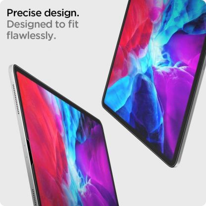 Spigen Paper Touch Screen Protector - качествено защитно покритие (подходящо за рисуване) за дисплея на iPad Pro 12.9 M1 (2021), iPad Pro 12.9 (2020), iPad Pro 12.9 (2018) (2 броя)  4