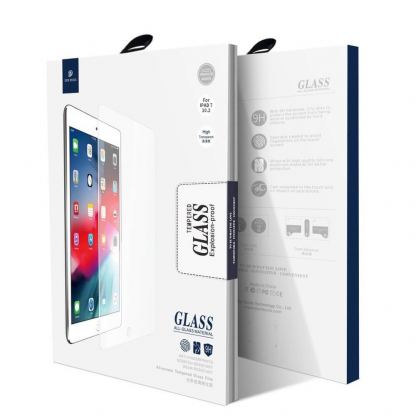 DUX DUCIS Full Coveraged Tempered Glass Protector - калено стъклено защитно покритие за дисплея на Apple iPad 9 (2021), iPad 8 (2020), iPad 7 (2019) (прозрачен) 5