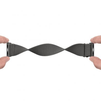 Tech-Protec Mellow Adjustable Band  - текстилна каишка за Apple Watch 42мм, 44мм, 45мм, 46мм, Ultra 49мм (сив) 3