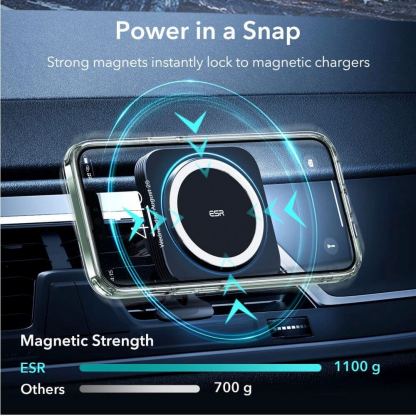 ESR Classic Hybrid MagSafe Case - хибриден кейс с висока степен на защита с MagSafe за iPhone 13 Pro Max (прозрачен)  3