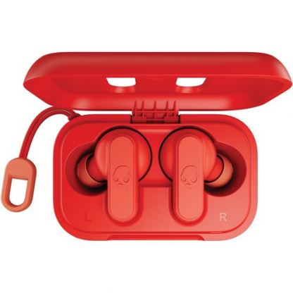 Skullcandy Dime True Wireless Headphones - безжични Bluetooth слушалки (червен)  7