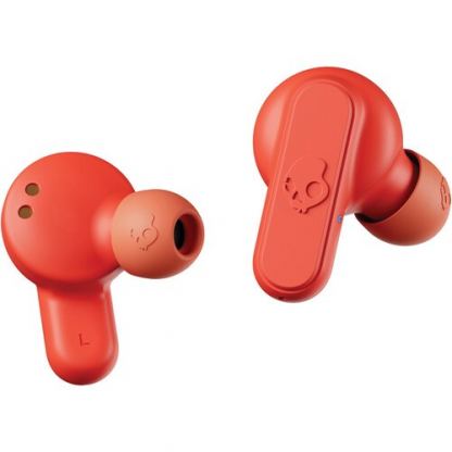 Skullcandy Dime True Wireless Headphones - безжични Bluetooth слушалки (червен)  8