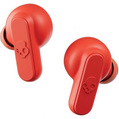 Skullcandy Dime True Wireless Headphones - безжични Bluetooth слушалки (червен)  12