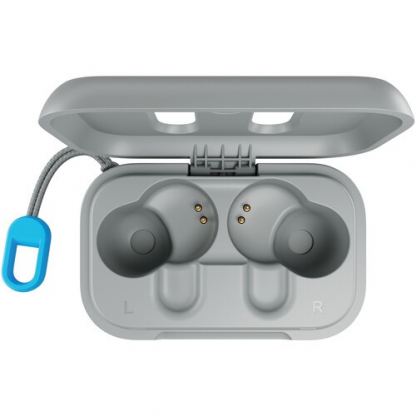 Skullcandy Dime True Wireless Headphones - безжични Bluetooth слушалки (светлосив-син)  7