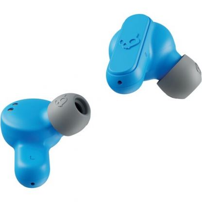 Skullcandy Dime True Wireless Headphones - безжични Bluetooth слушалки (светлосив-син)  11