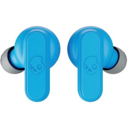 Skullcandy Dime True Wireless Headphones - безжични Bluetooth слушалки (светлосив-син)  12