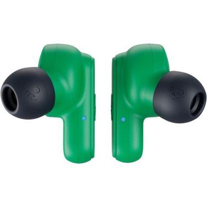 Skullcandy Dime True Wireless Headphones - безжични Bluetooth слушалки (тъмносин-зелен)  14