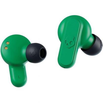 Skullcandy Dime True Wireless Headphones - безжични Bluetooth слушалки (тъмносин-зелен)  15
