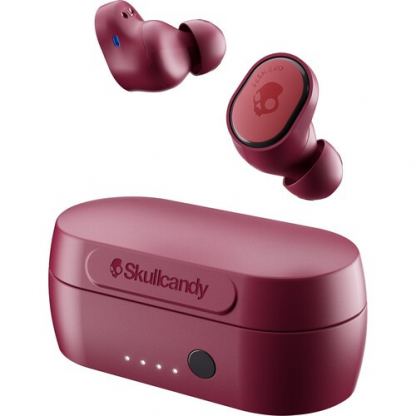 Skullcandy Sesh Evo True Wireless In-Ear Headphones - безжични Bluetooth слушалки (тъмночервен)  3