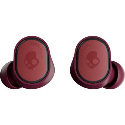 Skullcandy Sesh Evo True Wireless In-Ear Headphones - безжични Bluetooth слушалки (тъмночервен)  4