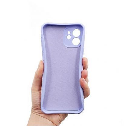 Vennus Silicone Ring Case - силиконов (TPU) калъф с пръстен против изпускане за Xiaomi Mi 11 (черен) 5