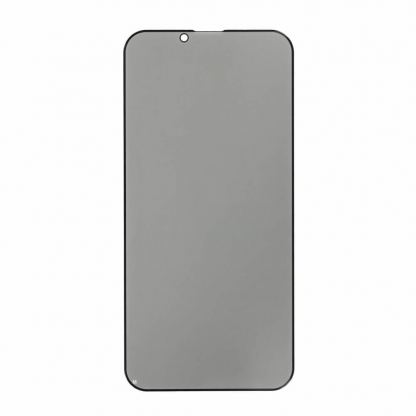 Prio 3D Anti-Spy Full Screen Curved Tempered Glass - калено стъклено защитно покритие с определен ъгъл на виждане за дисплея на iPhone 13, iPhone 13 Pro (черен-прозрачен)