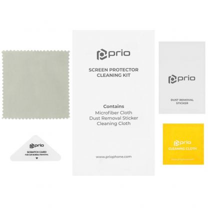 Prio 2.5D Tempered Glass - калено стъклено защитно покритие за дисплея на iPhone 13, iPhone 13 Pro (прозрачен) (bulk) 4