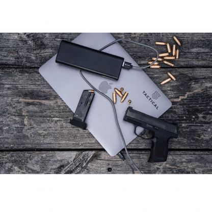 Tactical Fast Rope Kevlar USB Lightning MFi Cable - здрав кевларен кабел с въжена оплекта за Apple устройства с Lightning порт (200 см) (сив) 3