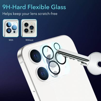 ESR Camera Lens Protector - предпазно стъклено защитно покритие за камерата на iPhone 13 Pro, iPhone 13 Pro Max (прозрачен) 6