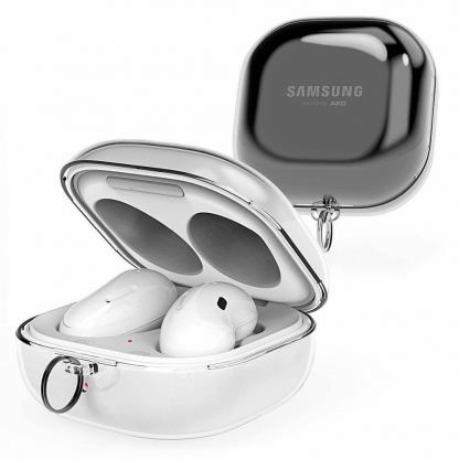 Samsung Galaxy Buds Nukin Case GP-FPR180KDATW - оригинален поликарбонатов кейс за Samsung Galaxy Buds Live, Galaxy Buds Pro (прозрачен) 5