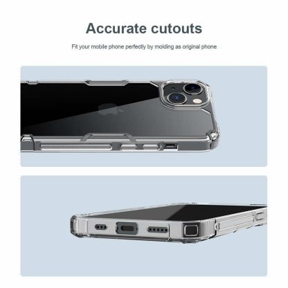 Nillkin Nature TPU Pro Case - хибриден удароустойчив кейс за iPhone 13 Pro (прозрачен) 8