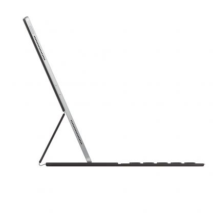Apple Smart Keyboard US - оригинален полиуретанов калъф, клавиатура и поставка за iPad Pro 12.9 M1 (2021) (черен) 2