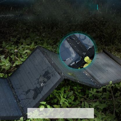 Choetech Foldable Photovoltaic Solar Panel Quick Charge PD 100W - сгъваем соларен панел зареждащ директно вашето устройство от слънцето с DC порт, двва 2xUSB-A и USB-C портове (сив) 7