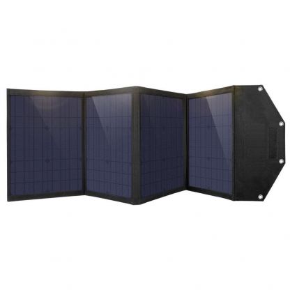 Choetech Foldable Photovoltaic Solar Panel Quick Charge PD 100W - сгъваем соларен панел зареждащ директно вашето устройство от слънцето с DC порт, двва 2xUSB-A и USB-C портове (сив) 9